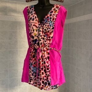 Hot Pink Romper